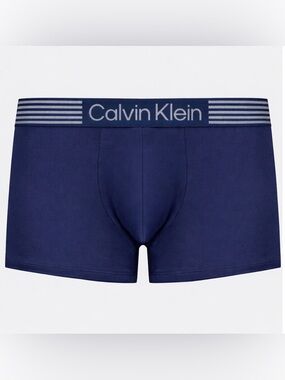 🆕 Calvin Klein Navy Boxer Briefs with Branded Waistband